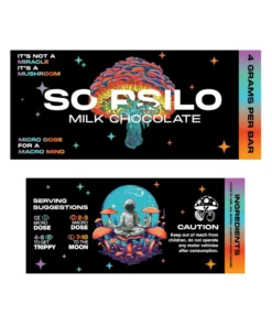 So Psilo Chocolate Bars - Milk Chocolate Bar 4g