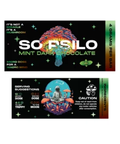 So Psilo Chocolate Bars - Mint Dark Chocolate 4g